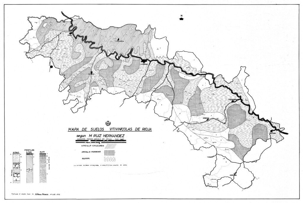 Soils of Rioja Map