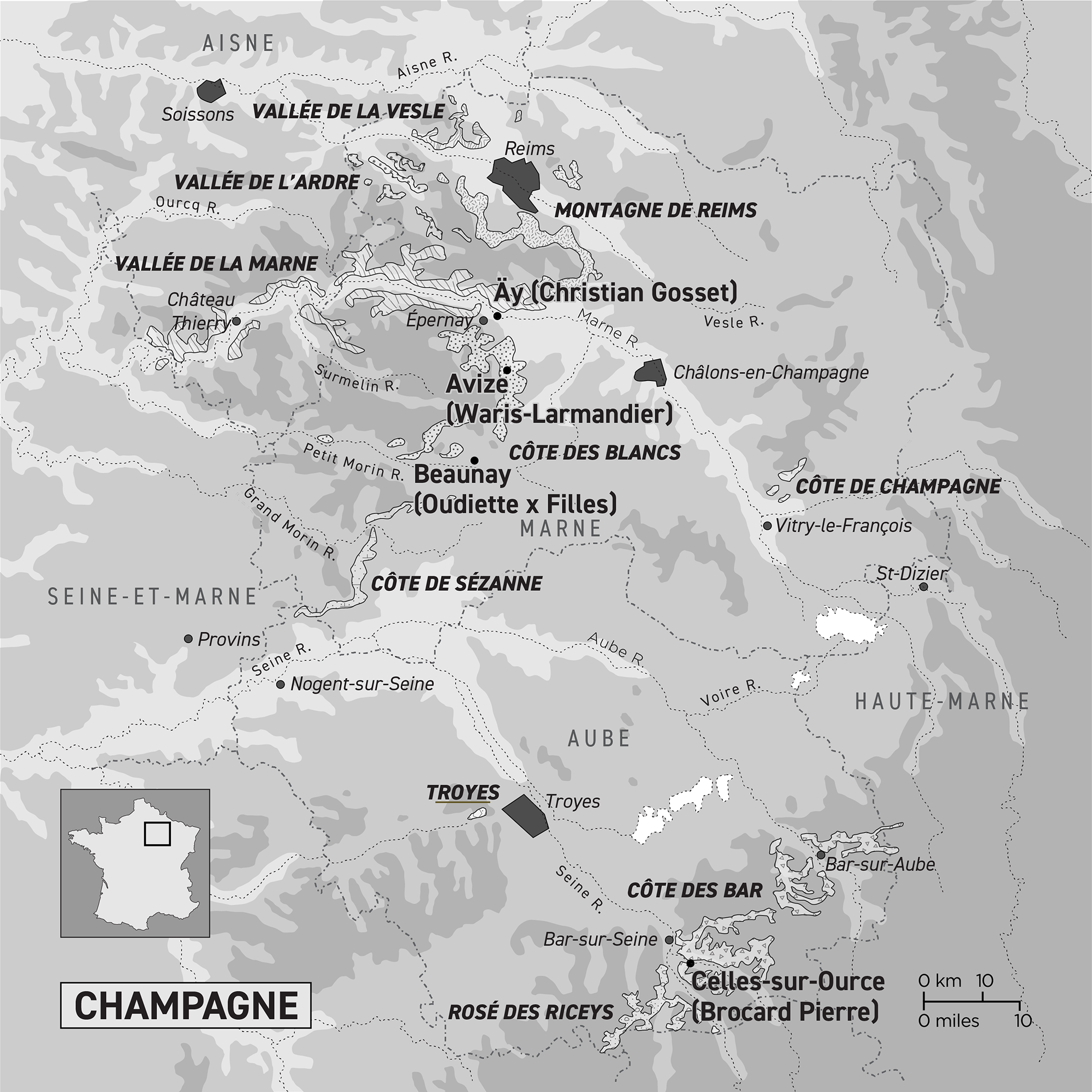 Champagne Map